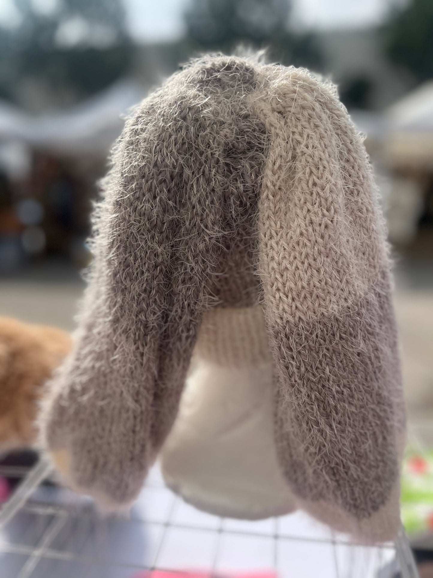 Brown bunny hat